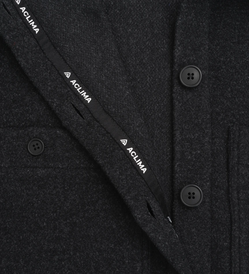 Aclima ReBorn Lumber Jacket, kolor: 276 - Dark Grey Melange
