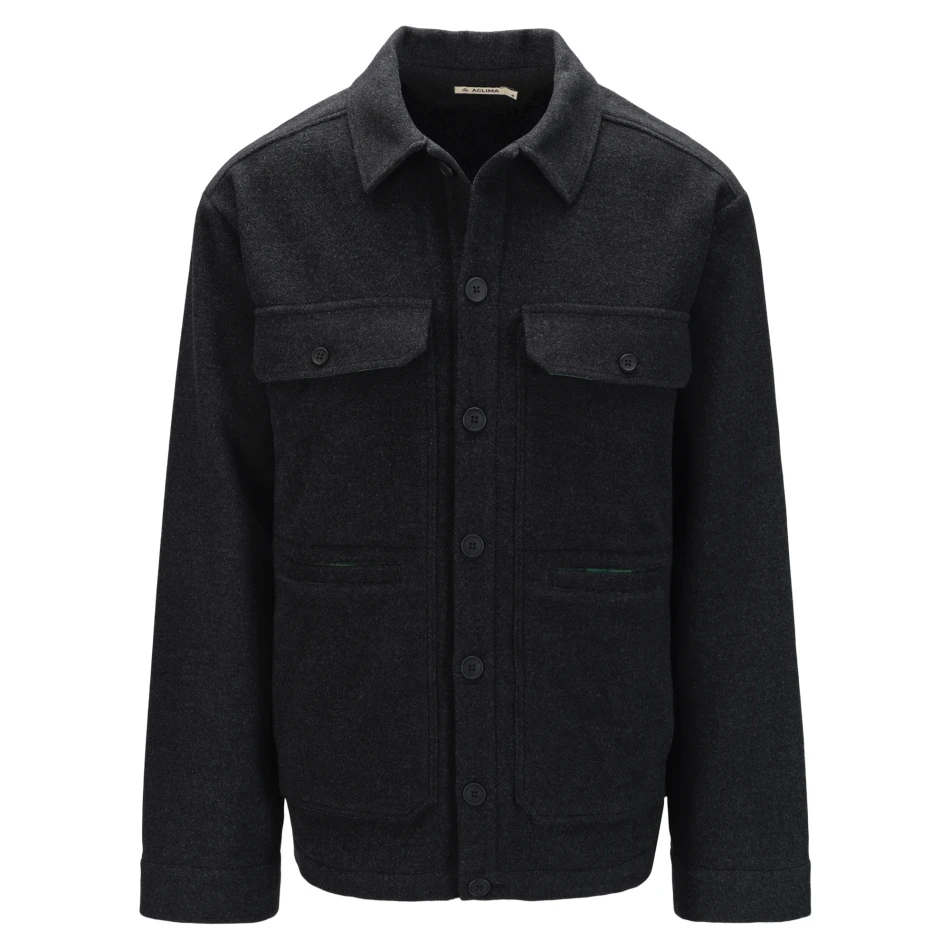 Aclima ReBorn Lumber Jacket, kolor: 276 - Dark Grey Melange