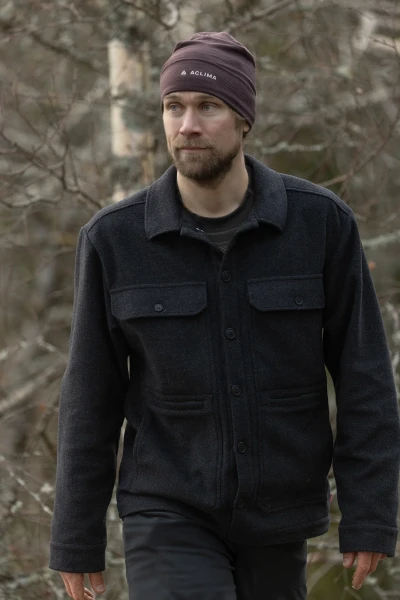 Aclima ReBorn Lumber Jacket, kolor: 276 - Dark Grey Melange