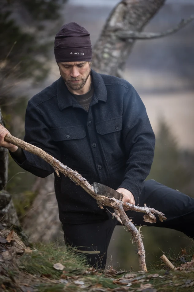 Aclima ReBorn Lumber Jacket, kolor: 276 - Dark Grey Melange