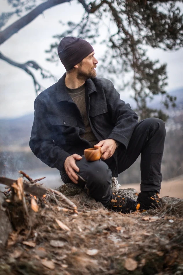 Aclima ReBorn Lumber Jacket, kolor: 276 - Dark Grey Melange