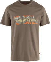 Fjallraven Multicolor Logo T-shirt, kolor: 244 - Suede Brown, 1