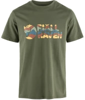 Fjallraven Multicolor Logo T-shirt, kolor: 625 - Laurel Green, 1