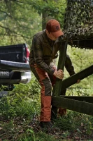 Harkila Akkan Shirt Duffel, kolor: Willow Green/Shadow Brown