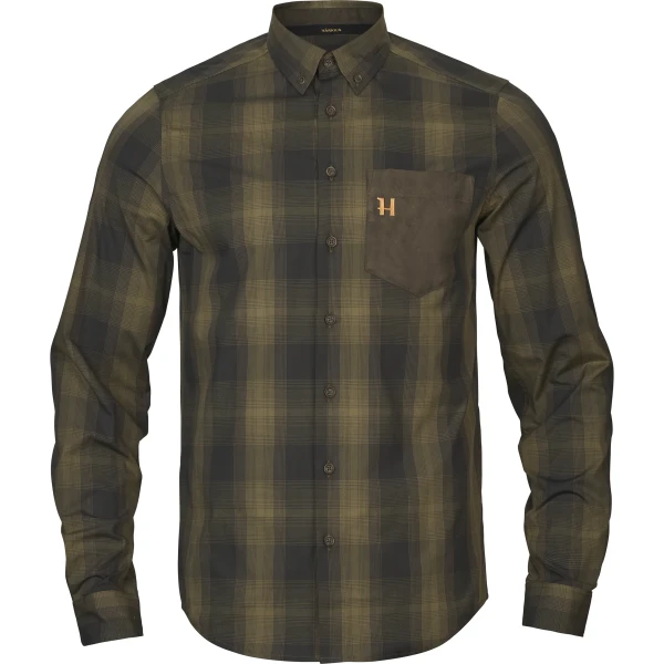 Harkila Akkan Shirt Duffel, kolor: Willow Green/Shadow Brown