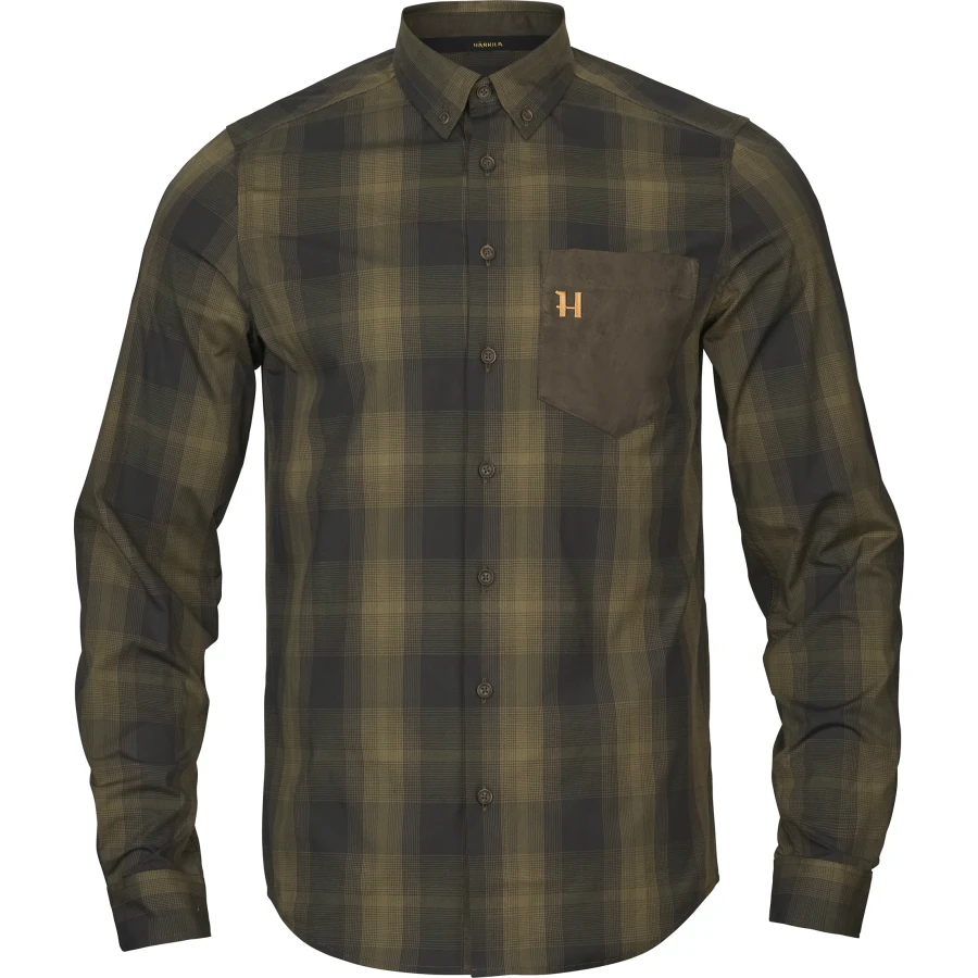 Harkila Akkan Shirt Duffel, kolor: Willow Green/Shadow Brown