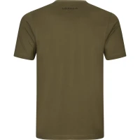 Harkila H-logo S/S T-shirt, kolor: Dark Olive