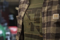 Harkila H-logo S/S T-shirt, kolor: Dark Olive