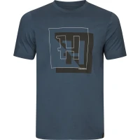 Harkila H-logo S/S T-shirt, kolor: Sea Blue