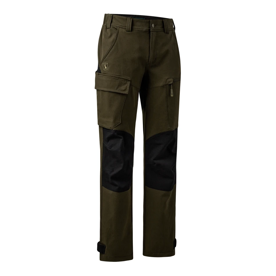 Sarek Full Stretch Trousers, kolor: 381-999 - Fallen Leaf / Black