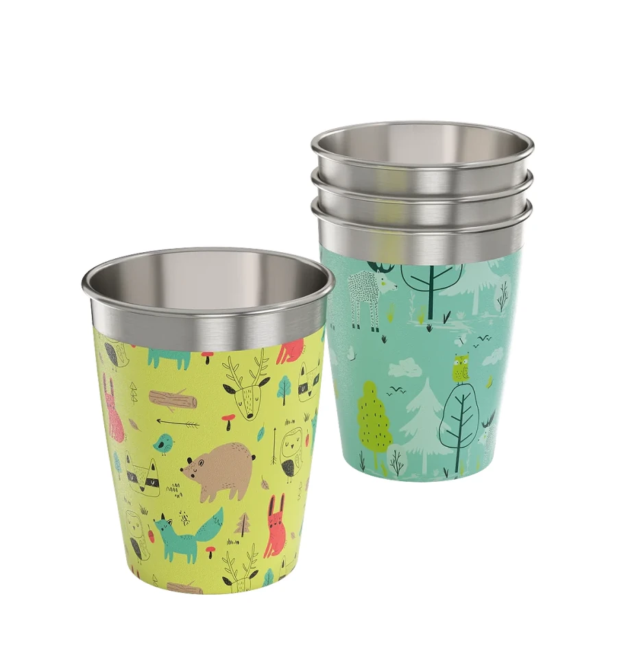 SIGG Kids Cup Set, kolor: dzikie zwierzęta