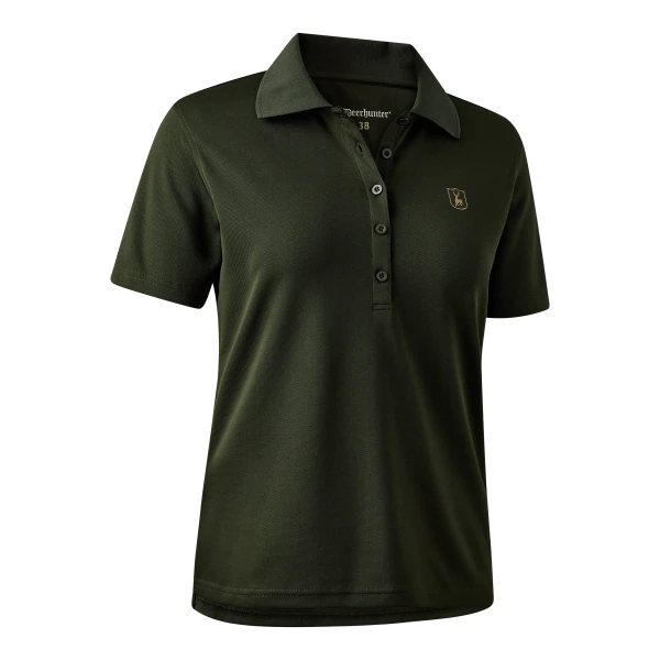 Lady Climate Polo Shirt w. 37.5 Technology, kolor: 367 - Forest Ember