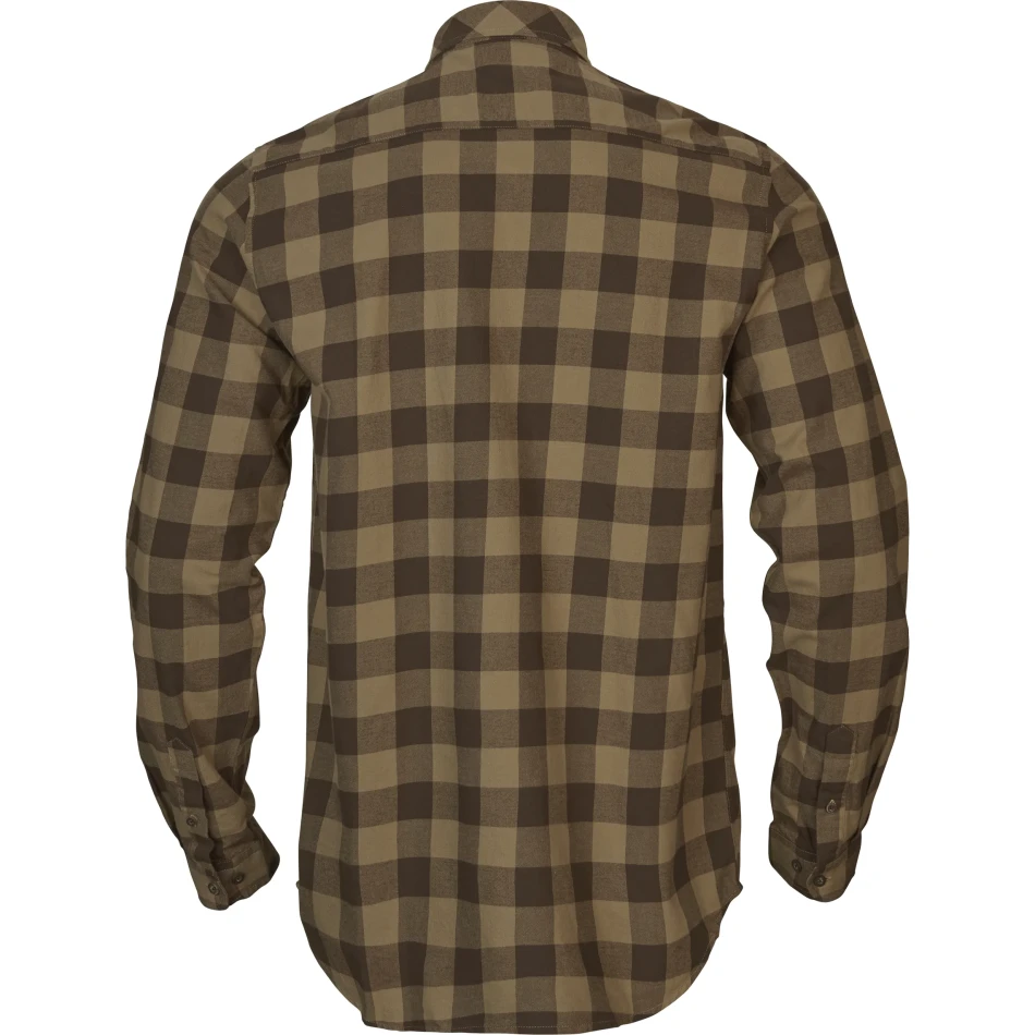 Harkila Scandinavian L/S Shirt, kolor: Antique Bronze Check