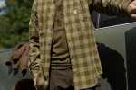 Harkila Scandinavian L/S Shirt, kolor: Dark Olive Check