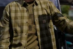 Harkila Scandinavian L/S Shirt, kolor: Dark Olive Check