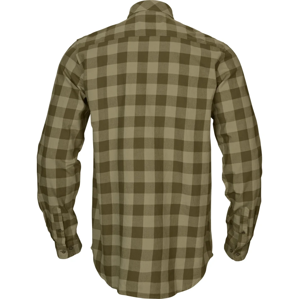 Harkila Scandinavian L/S Shirt, kolor: Dark Olive Check