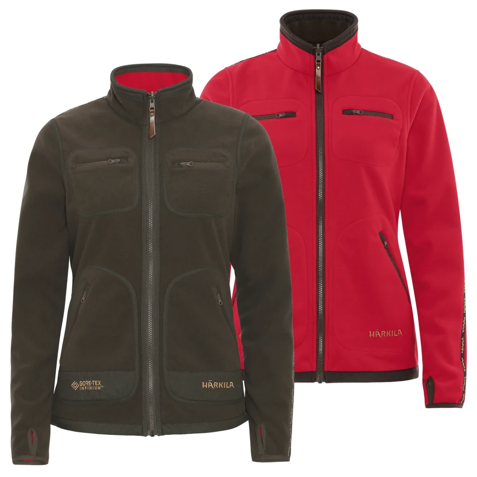 Harkila Kamko Fleece Jacket Women, kolor: Brown-Red