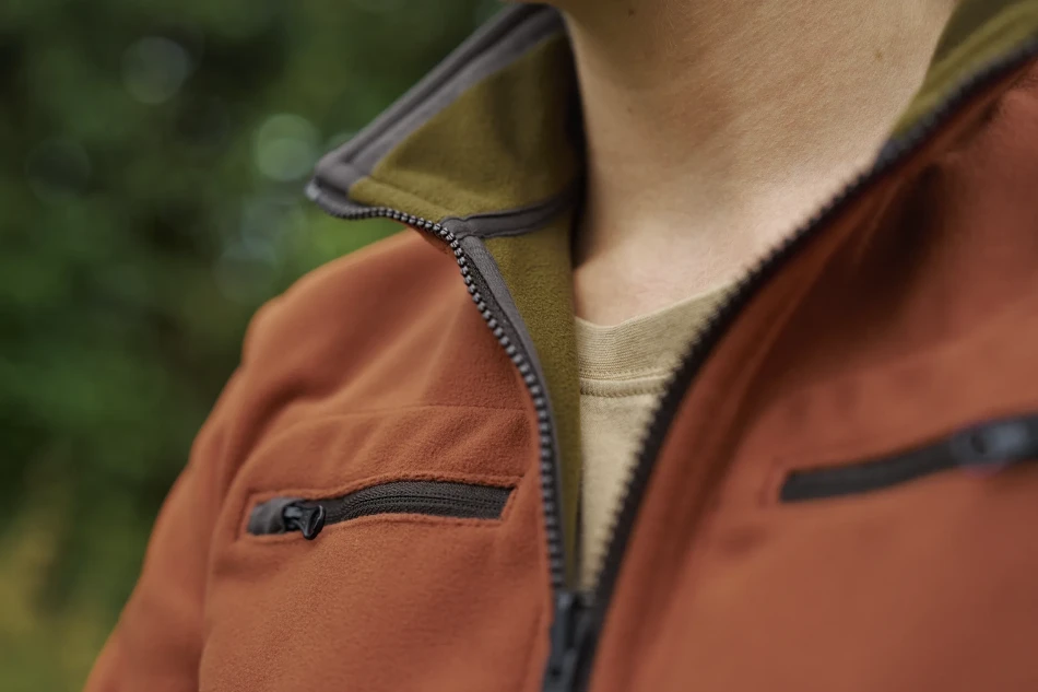 Harkila Kamko Fleece Jacket Women, kolor: Dark Olive/Arabian Spice