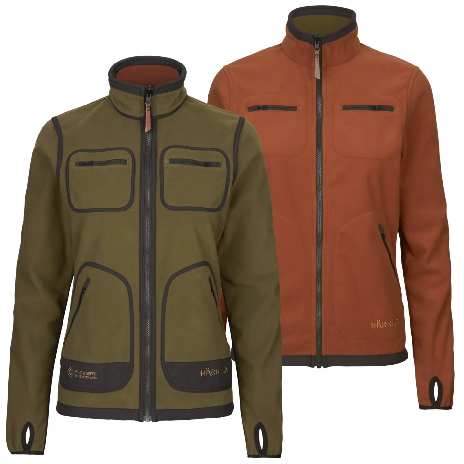 Harkila Kamko Fleece Jacket Women, kolor: Dark Olive/Arabian Spice