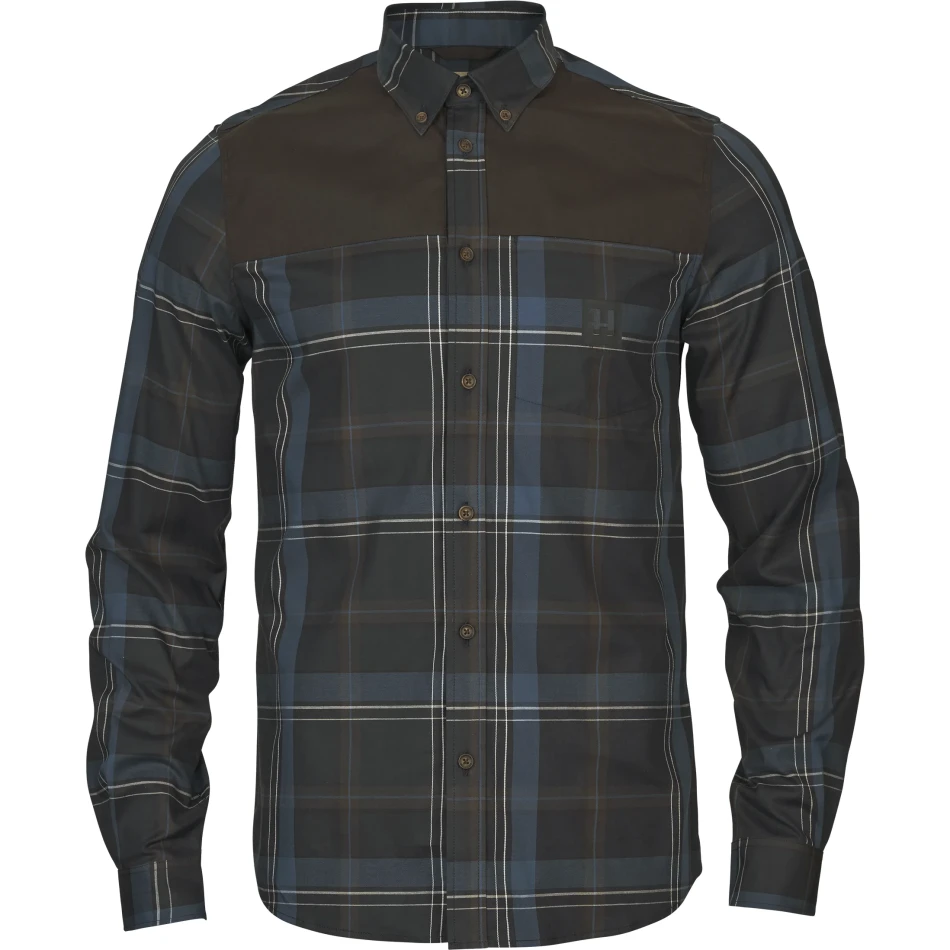 Harkila Anker L/S Shirt, kolor: Dark Navy