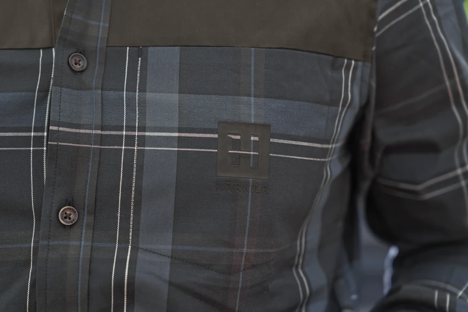 Harkila Anker L/S Shirt, kolor: Dark Navy