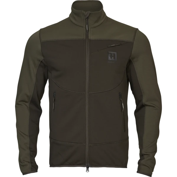 Harkila Olaf Fleece Jacket, kolor: Shadow Brown/Forest Night