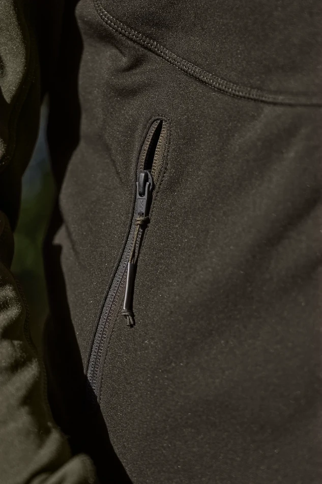 Harkila Olaf Fleece Jacket, kolor: Shadow Brown/Forest Night