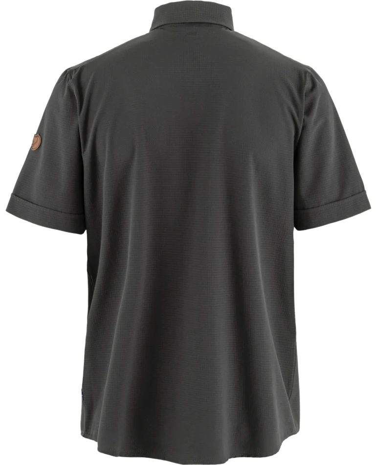 Abisko Trekking Shirt SS, kolor: 030 - Dark Grey