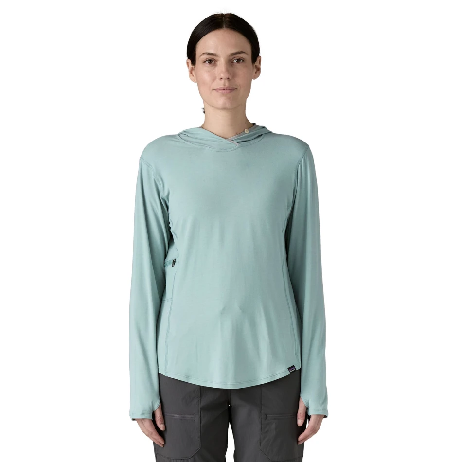 Women's Tropic Comfort Natural Hoody, kolor: TMBL - Thermal Blue