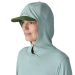 Women's Tropic Comfort Natural Hoody, kolor: TMBL - Thermal Blue