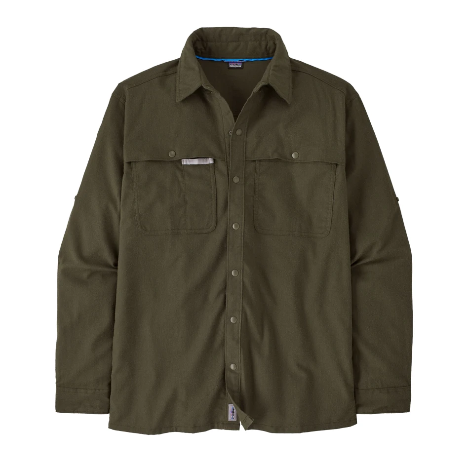 Man's Early Rise Stretch Shirt, kolor: PNGR - Pine Needle Green