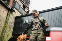 Seeland Skye Flannel Shirt, kolor: Grape Leaf/Terracotta Check