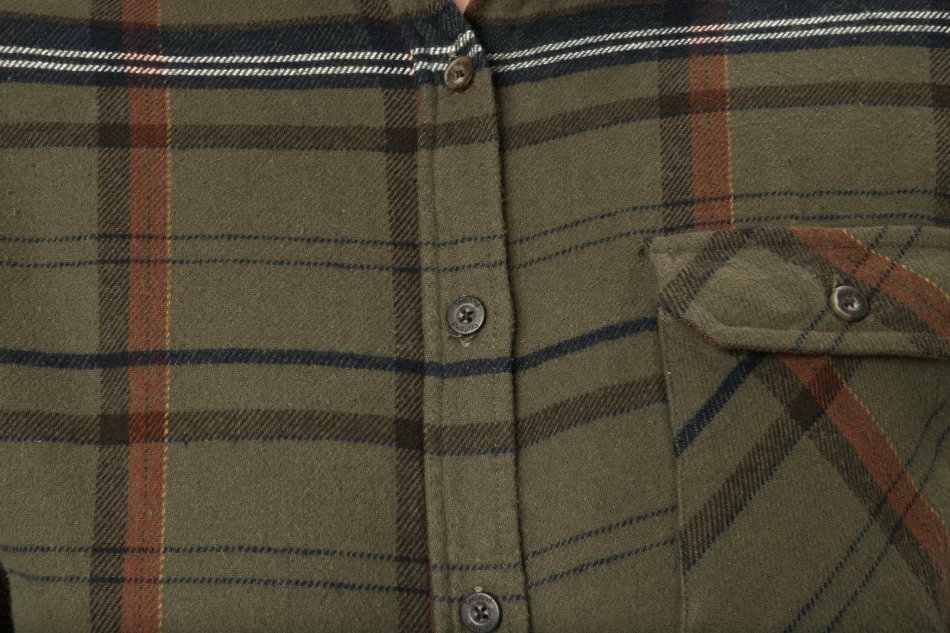 Seeland Skye Flannel Shirt, kolor: Grape Leaf/Terracotta Check
