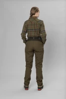 Seeland Skye Flannel Shirt, kolor: Grape Leaf/Terracotta Check