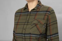 Seeland Skye Flannel Shirt, kolor: Grape Leaf/Terracotta Check
