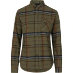 Seeland Skye Flannel Shirt, kolor: Grape Leaf/Terracotta Check