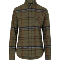 Seeland Skye Flannel Shirt, kolor: Grape Leaf/Terracotta Check