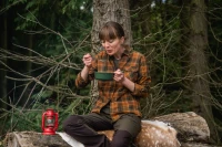 Seeland Skye Flannel Shirt, kolor: Grizzly Brown/Terracotta Check