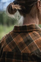 Seeland Skye Flannel Shirt, kolor: Grizzly Brown/Terracotta Check