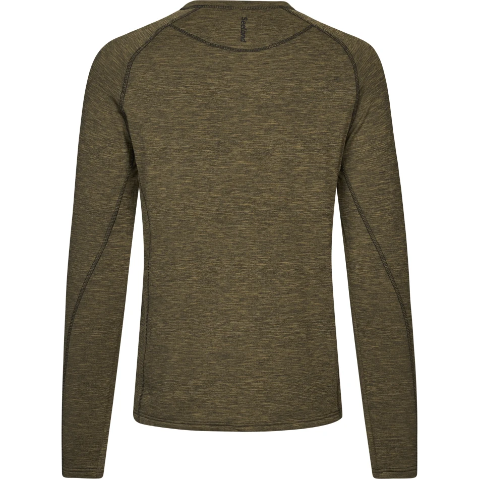 Seeland Peak T-shirt, kolor: Military Olive Melange - 2