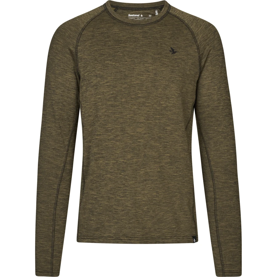Seeland Peak T-shirt, kolor: Military Olive Melange - 1