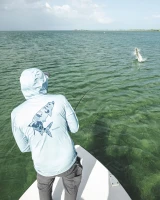 Tech Hoody, kolor: 1164 - Steel Blue / Tarpon