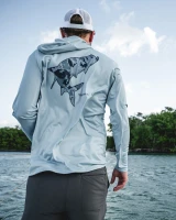 Tech Hoody, kolor: 1164 - Steel Blue / Tarpon