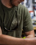 Circle Lockup T-Shirt, kolor: 914 - Military Heather