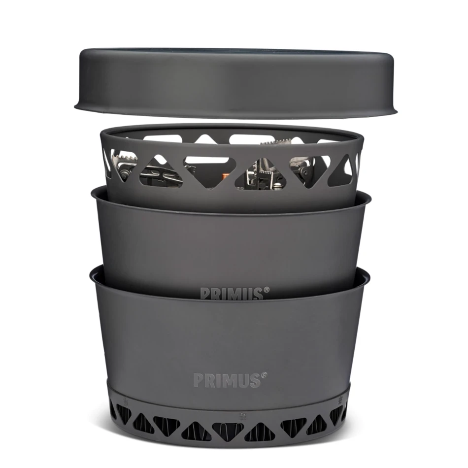 Primetech Stove Set 2 x 1.3L w. Pan