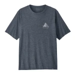 M's Cap Cool Daily Graphic Shirt Lands, kolor: CSBX - Chouinard Crest Smolder Blue X-Dye