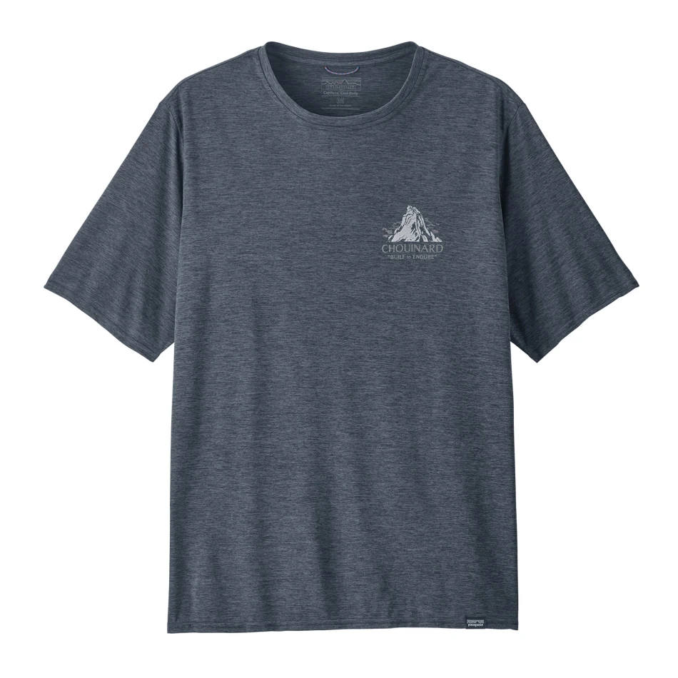 M's Cap Cool Daily Graphic Shirt Lands, kolor: CSBX - Chouinard Crest Smolder Blue X-Dye