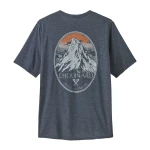 M's Cap Cool Daily Graphic Shirt Lands, kolor: CSBX - Chouinard Crest Smolder Blue X-Dye