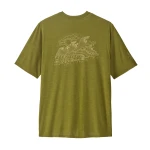 M's Cap Cool Daily Graphic Shirt - Lands, kolor: Wind Runner: Graze Green X-Dye