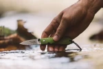 Pike Tooth Folding Knife Kit, kolor: Moss Green